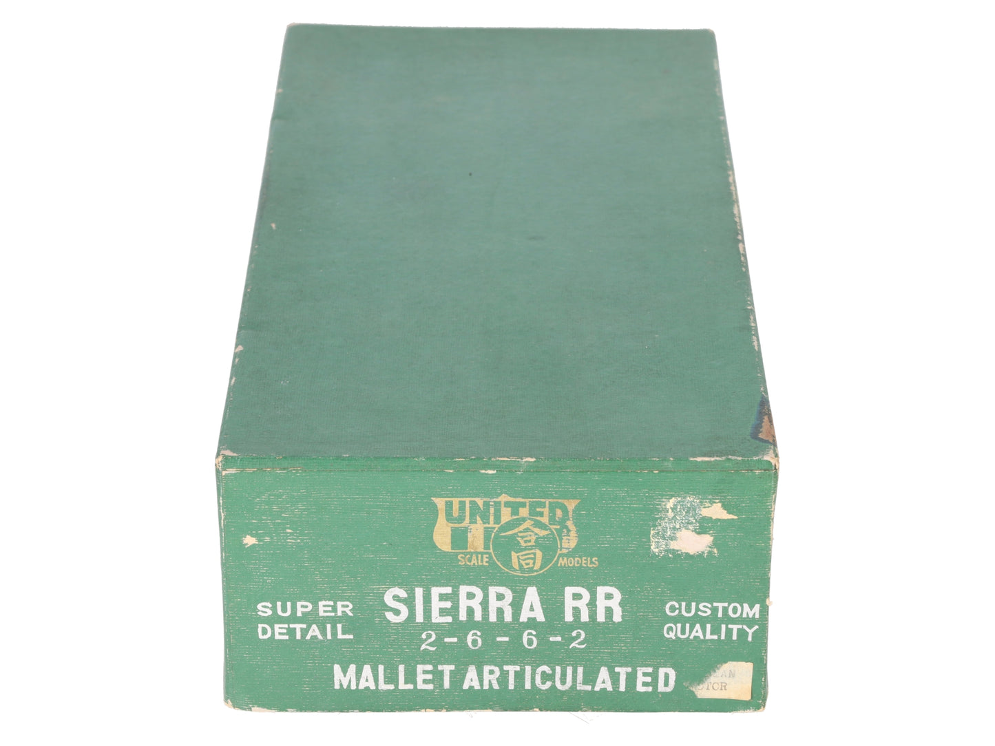 United Scale Models HO Brass Sierra Railroad 2-6-6-2 Steam Locomotive -Modified/Box