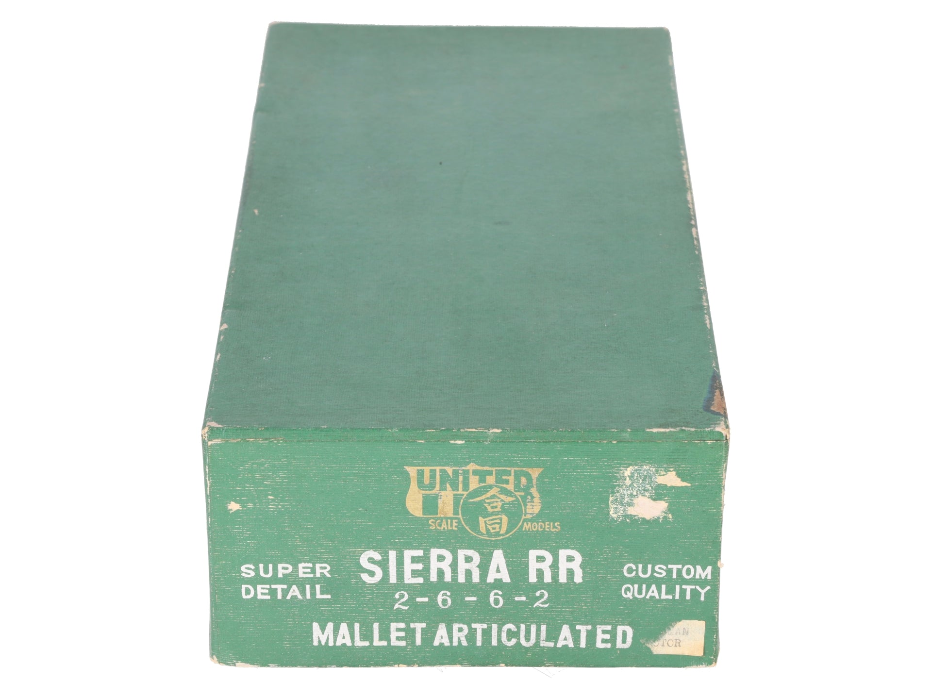 United Scale Models HO Brass Sierra Railroad 2-6-6-2 Steam Locomotive -Modified/Box