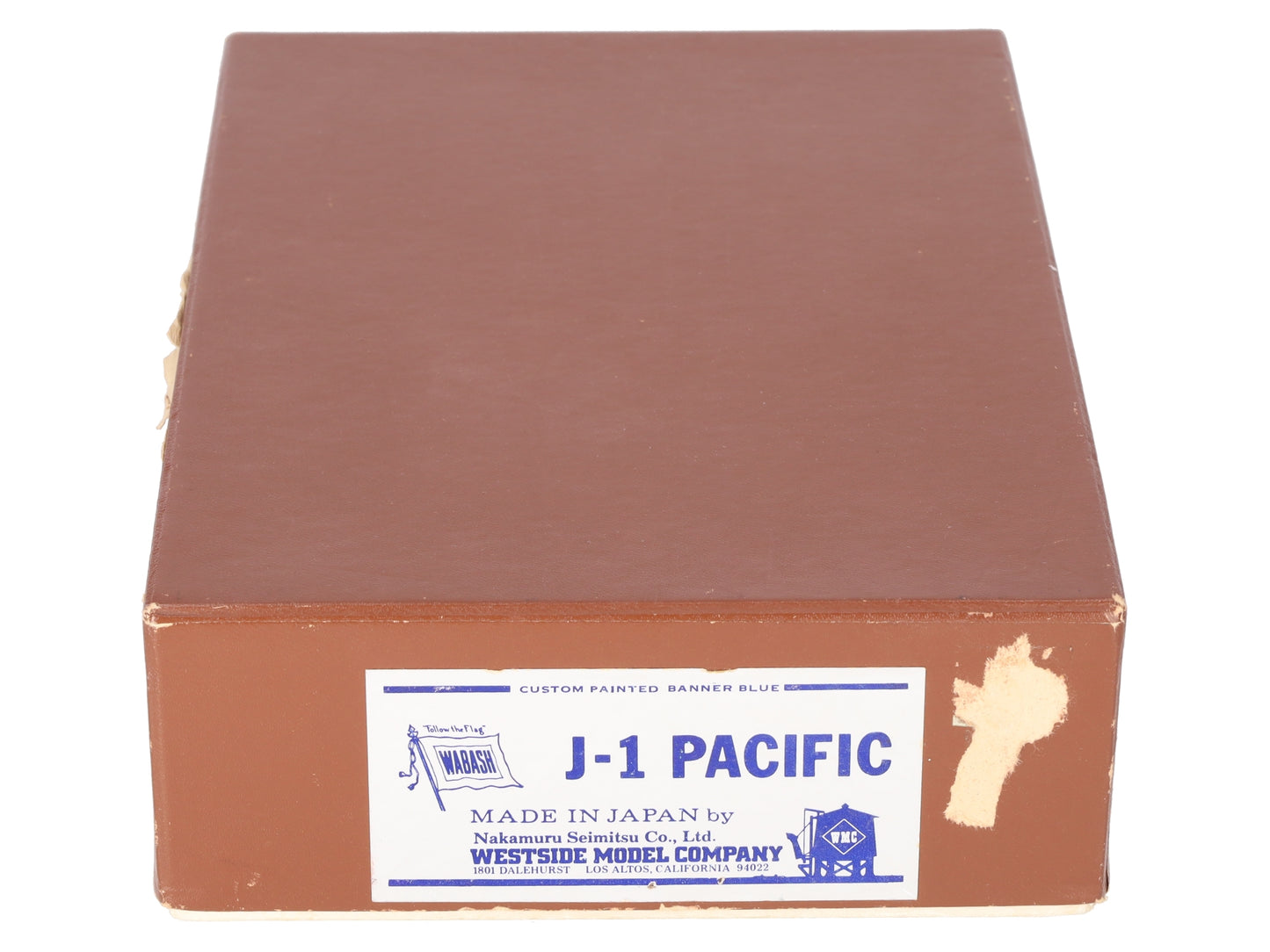 Westside Model Co. HO BRASS Wabash J-1 Pacific Steam Loco & Tender -Painted/Box