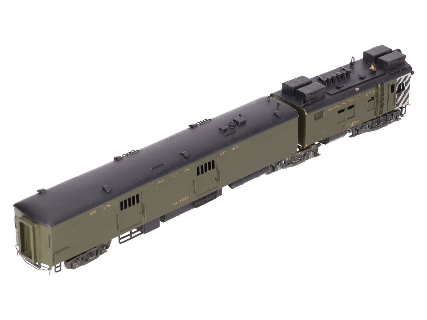 Hallmark Models M-190 HO Scale Brass ATSF Articulated Gas-Electric Engine/Box