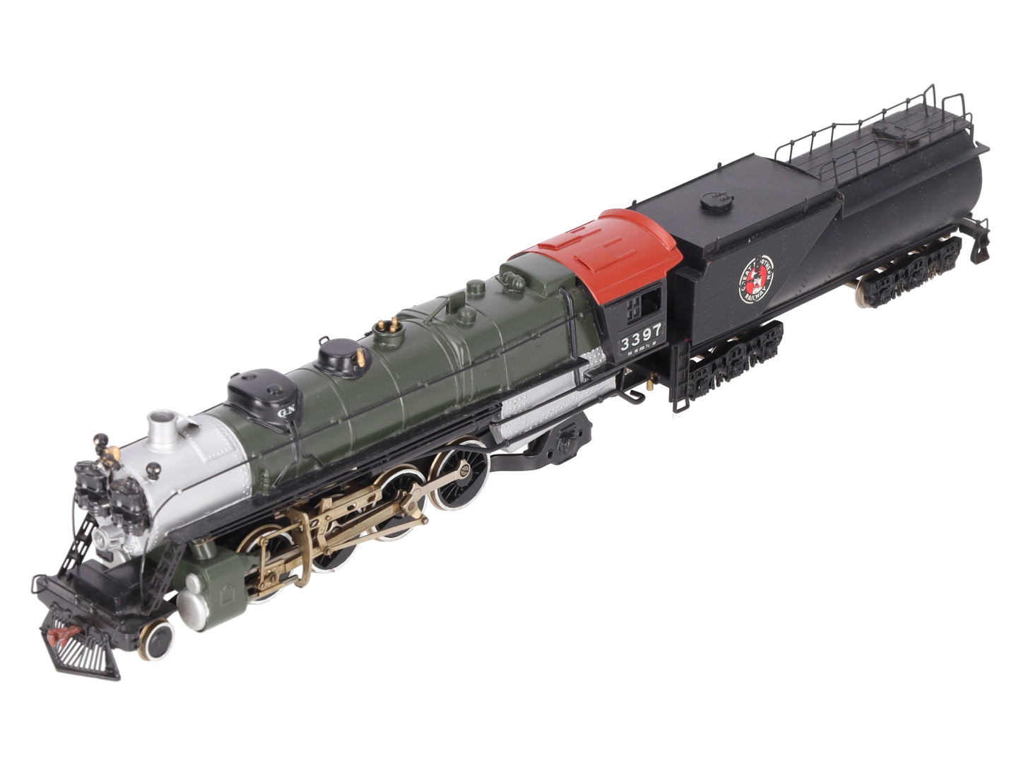 Tenshodo 135 HO BRASS Great Northern 2-8-2 Steam Loco & Tender -Painted w/DCC