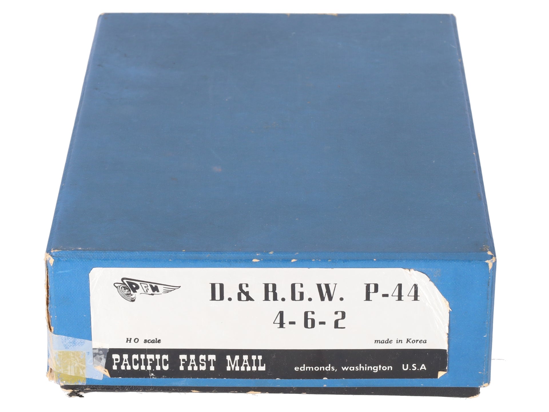PFM PFM HO Scale BRASS D&RGW P-44 4-6-2 Steam Loco & Tender #804 - Painted/Box