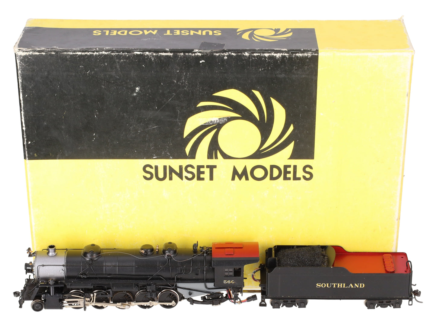 Sunset Models HO Scale BRASS USRA Light 4-6-2 Steam Locomotive & Tender-Custom/Box