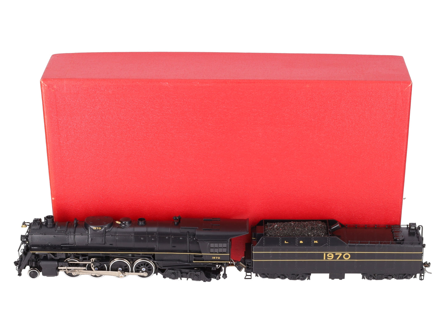 Westside Model Co. HO BRASS Louisville & Nashville 2-8-4 Steam Loco & Tender EX/Box