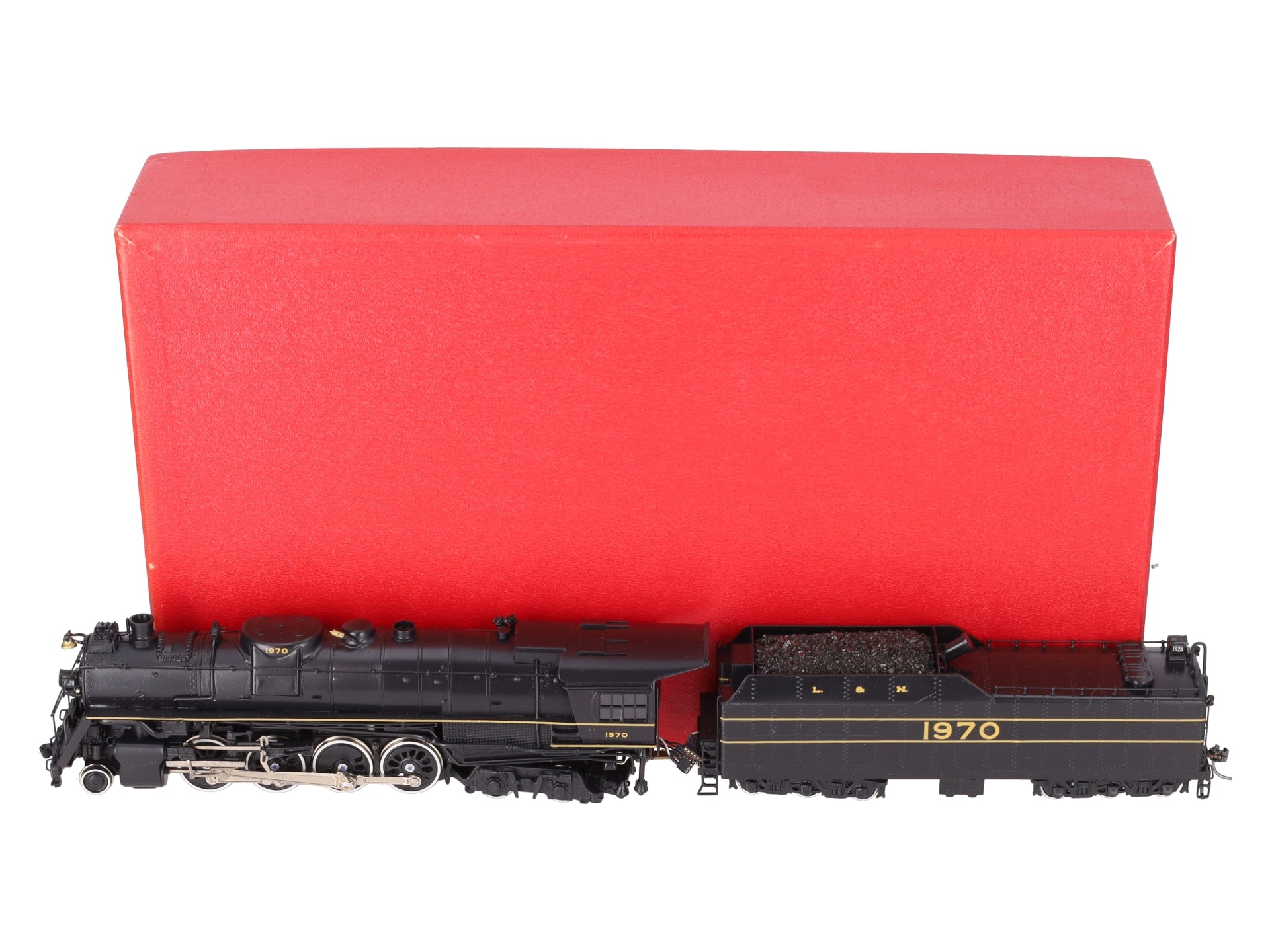 Westside Model Co. HO BRASS Louisville & Nashville 2-8-4 Steam Loco & Tender EX/Box