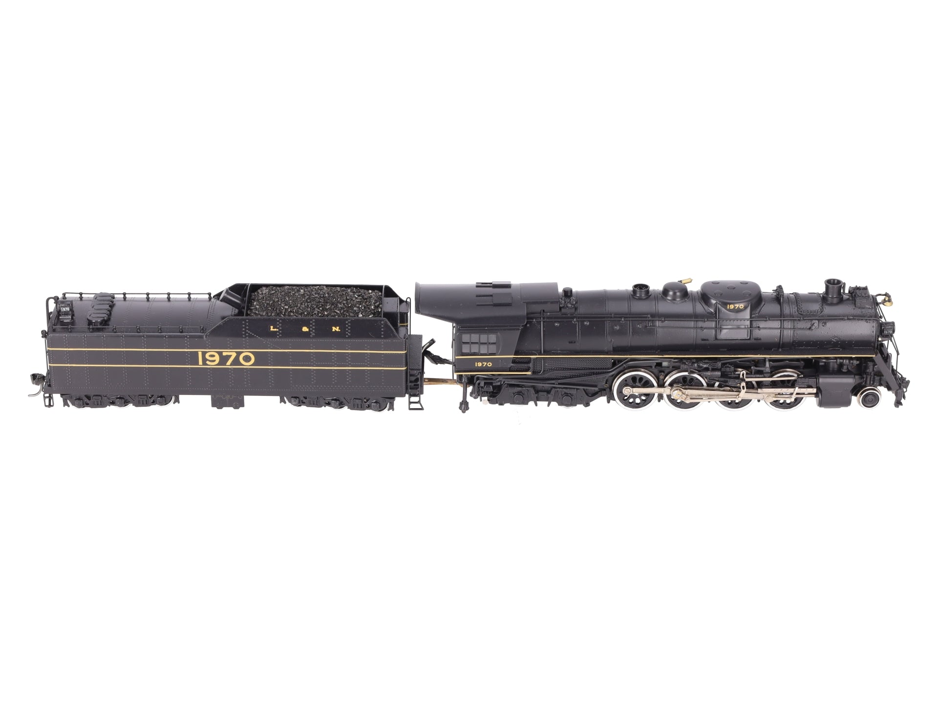 Westside Model Co. HO BRASS Louisville & Nashville 2-8-4 Steam Loco & Tender EX/Box