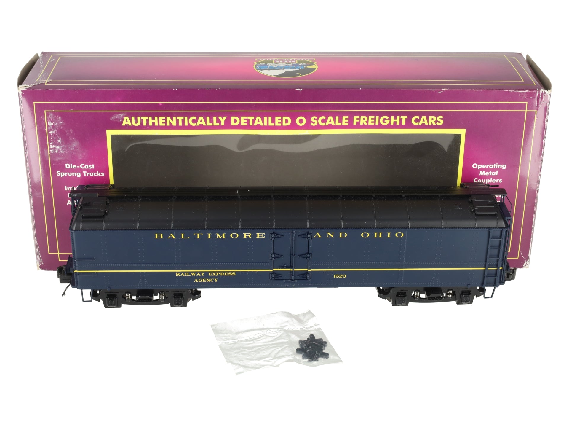 MTH 20-94116 O Baltimore & Ohio R50B Express Reefer Car #1523 EX/Box