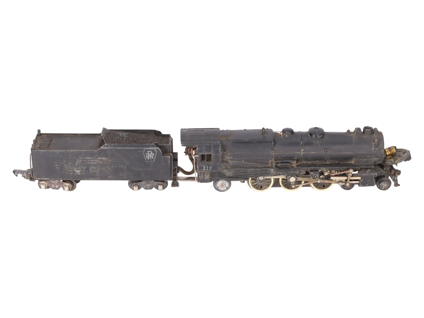 American Flyer 312 VIntage S PRR 4-6-2 Die-cast Steam Locomoive & Tender