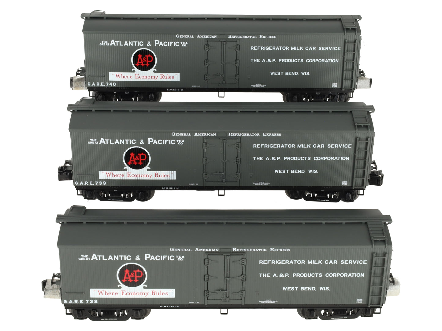 Lionel 6-21855 O Gauge Atlantic & Pacific Milk Car LN/Box