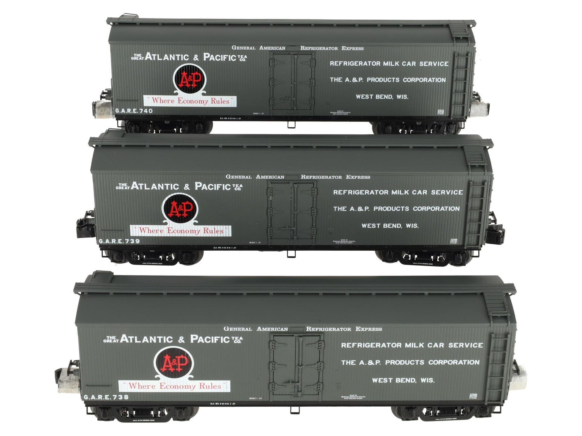Lionel 6-21855 O Gauge Atlantic & Pacific Milk Car LN/Box