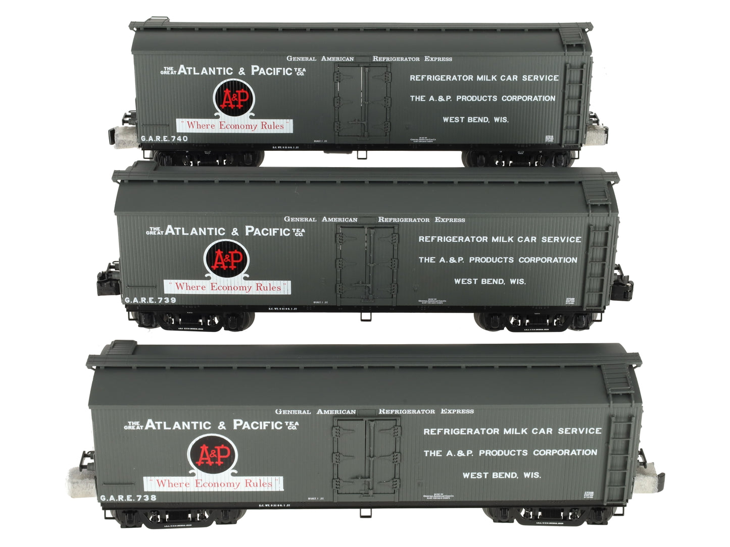 Lionel 6-21855 O Gauge Atlantic & Pacific Milk Car LN/Box
