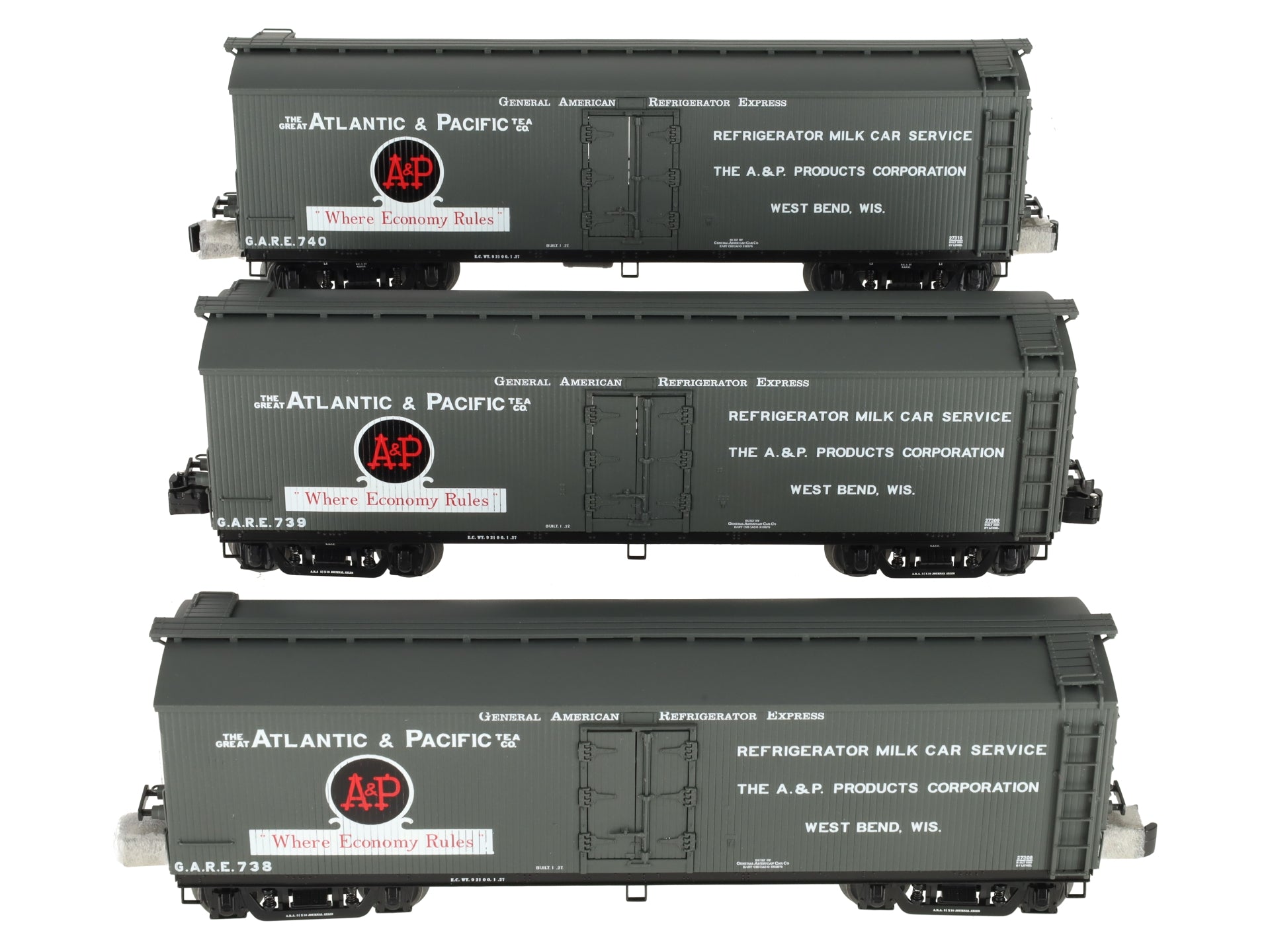 Lionel 6-21855 O Gauge Atlantic & Pacific Milk Car LN/Box