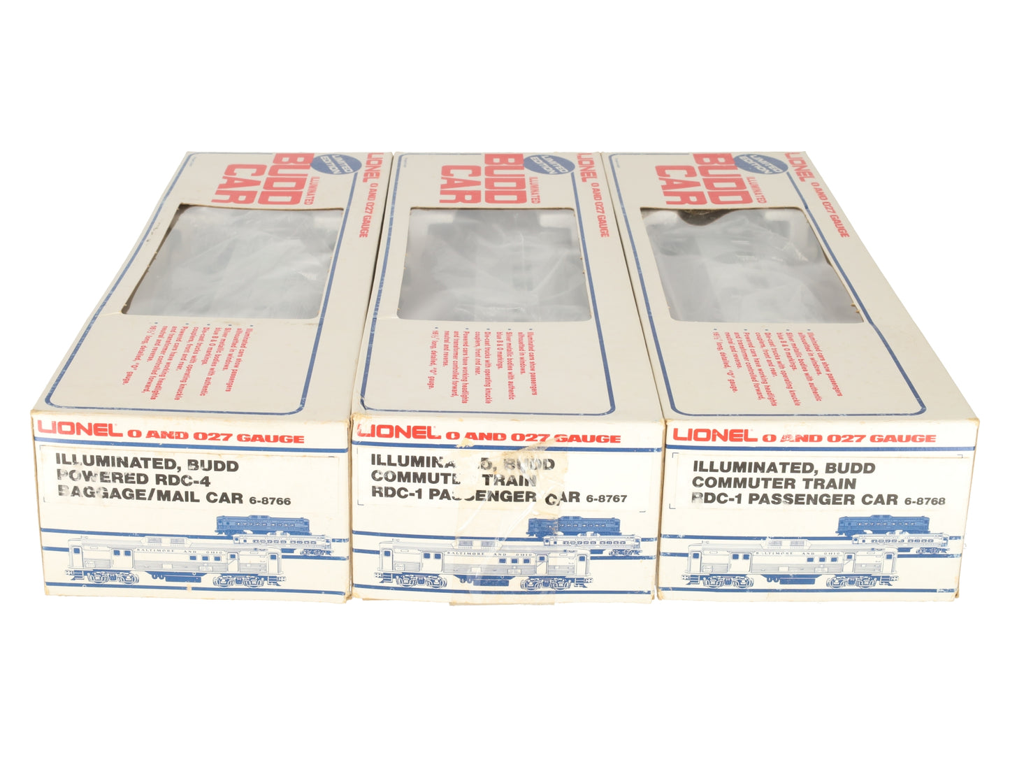 Lionel 6-1766 O Gauge Baltimore & Ohio RDC Service Station Special Set VG/Box