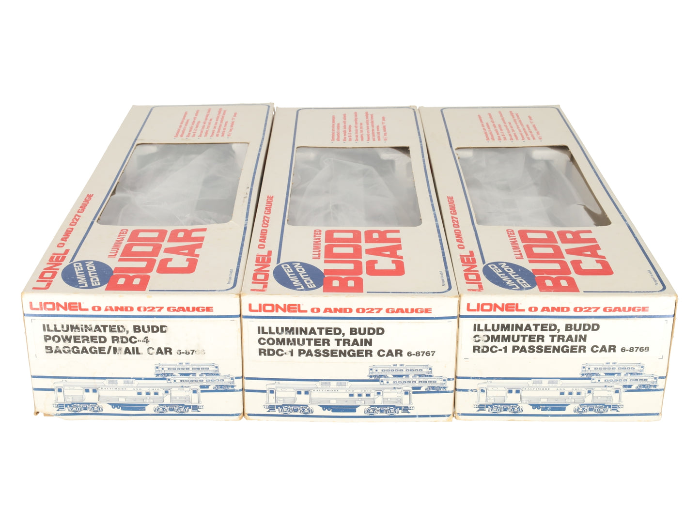 Lionel 6-1766 O Gauge Baltimore & Ohio RDC Service Station Special Set VG/Box