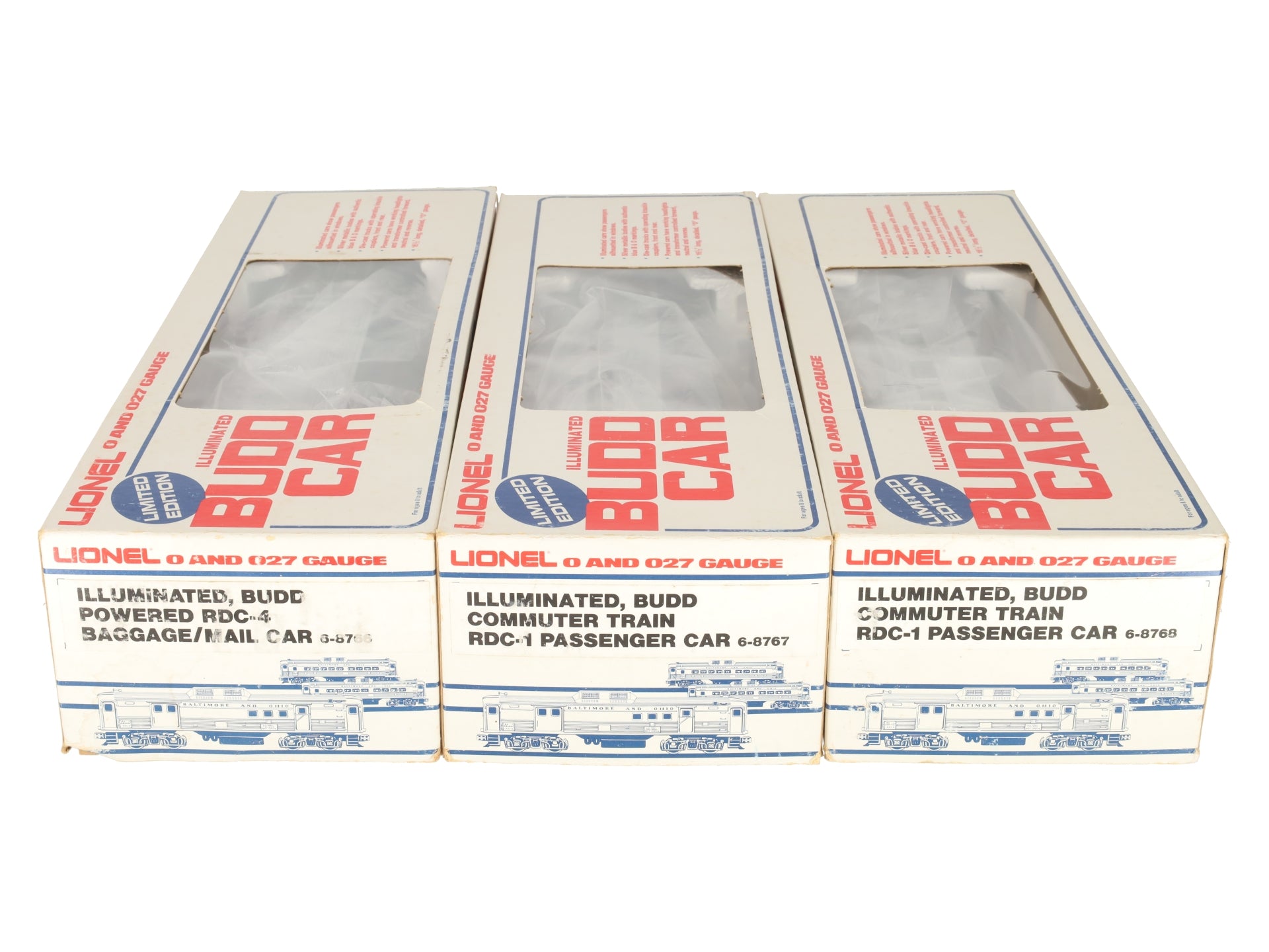 Lionel 6-1766 O Gauge Baltimore & Ohio RDC Service Station Special Set VG/Box
