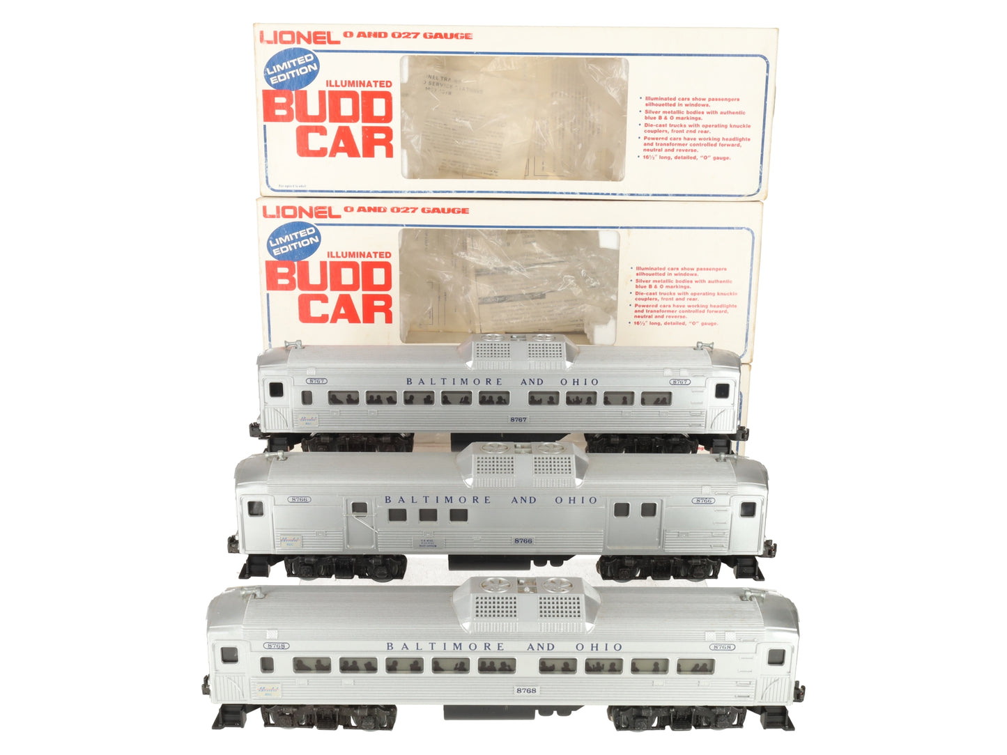 Lionel 6-1766 O Gauge Baltimore & Ohio RDC Service Station Special Set VG/Box