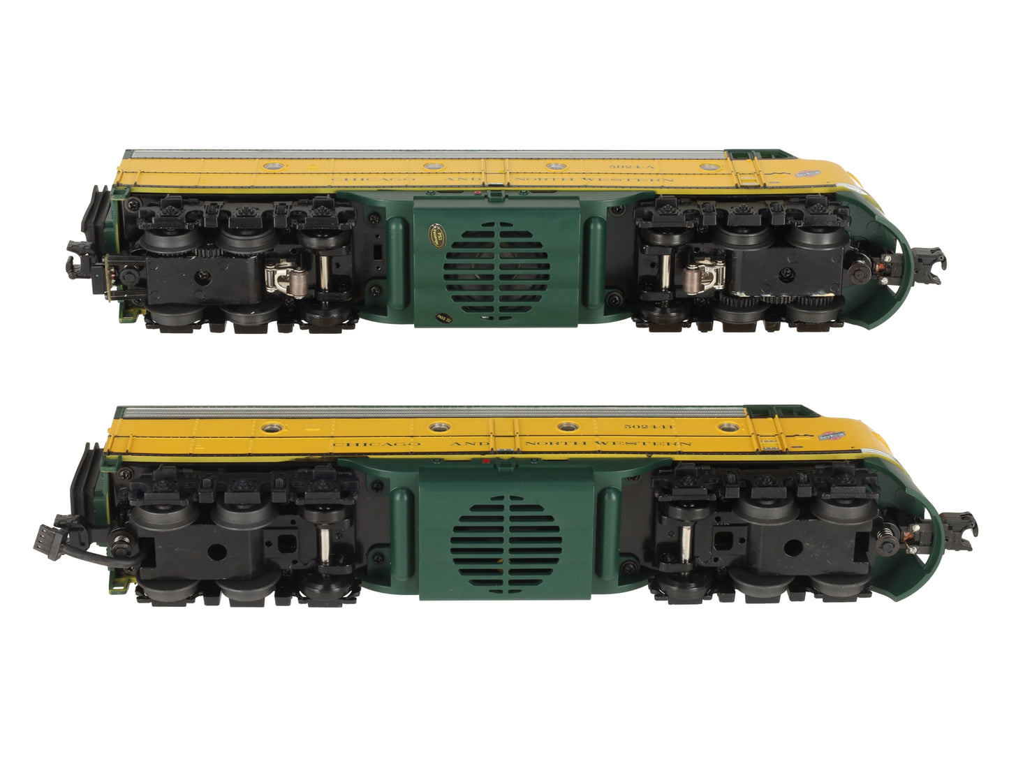 MTH 30-20178-1 O Chicago NorthWestern E-8 AA Diesel Engine Set w/ PS3 EX/Box