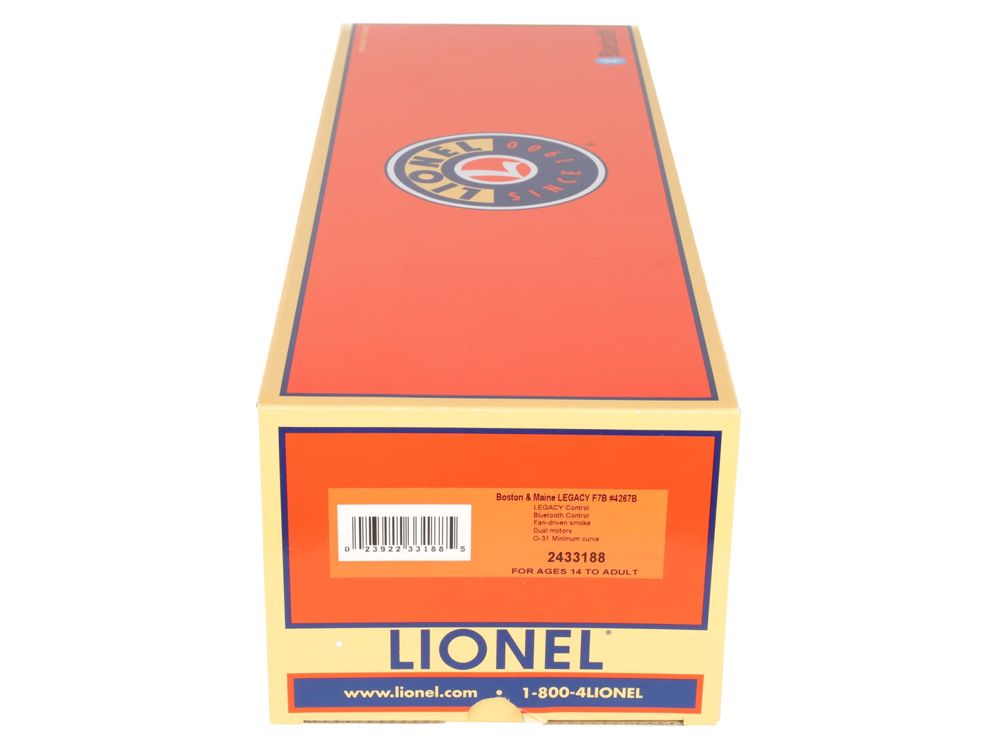 Lionel 2433188 O Boston and Maine Legacy F7B Diesel Locomotive #4267B EX/Box