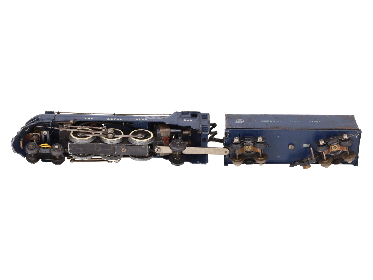 American Flyer 350 Vintage S B&O The Royal Blue 4-6-2 Die-Cast Steam Locomotive