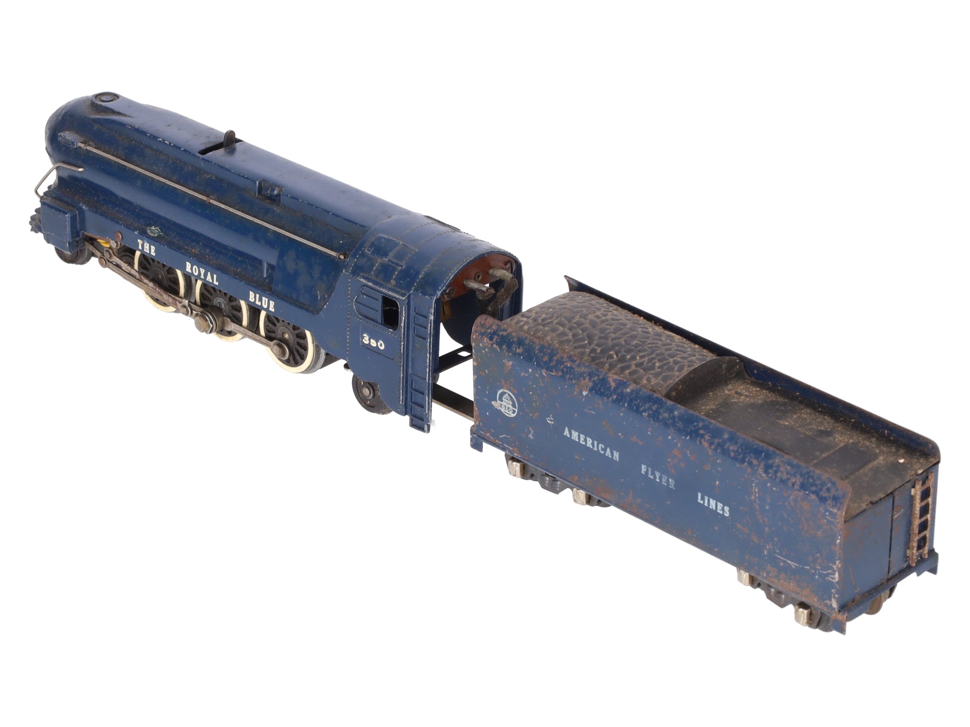 American Flyer 350 Vintage S B&O The Royal Blue 4-6-2 Die-Cast Steam Locomotive