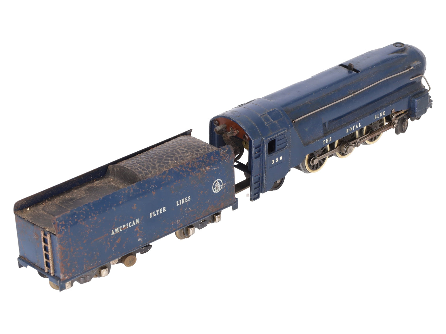 American Flyer 350 Vintage S B&O The Royal Blue 4-6-2 Die-Cast Steam Locomotive