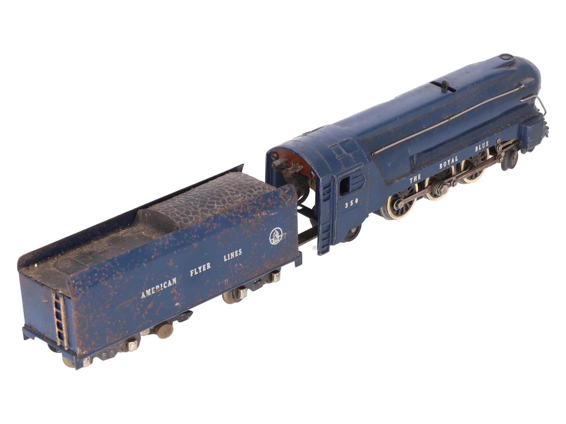 American Flyer 350 Vintage S B&O The Royal Blue 4-6-2 Die-Cast Steam Locomotive