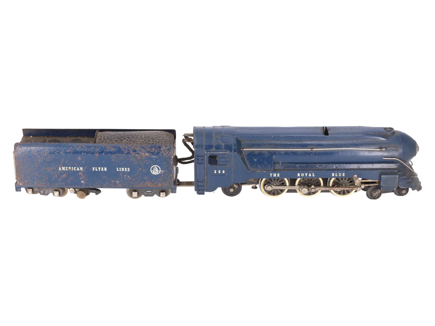 American Flyer 350 Vintage S B&O The Royal Blue 4-6-2 Die-Cast Steam Locomotive