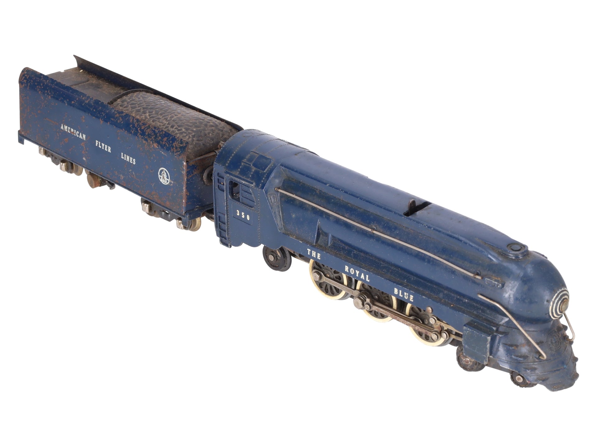 American Flyer 350 Vintage S B&O The Royal Blue 4-6-2 Die-Cast Steam Locomotive