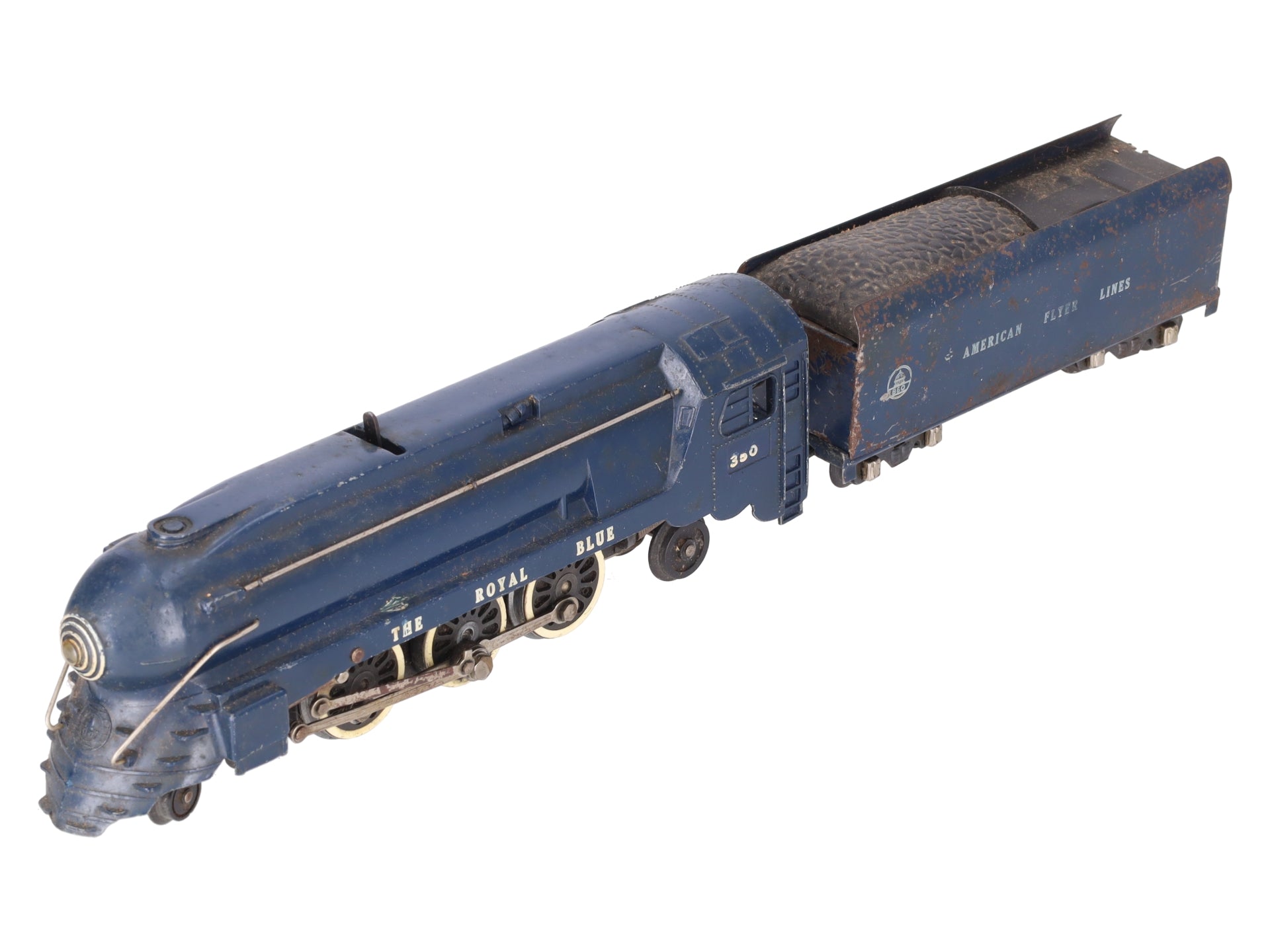 American Flyer 350 Vintage S B&O The Royal Blue 4-6-2 Die-Cast Steam Locomotive