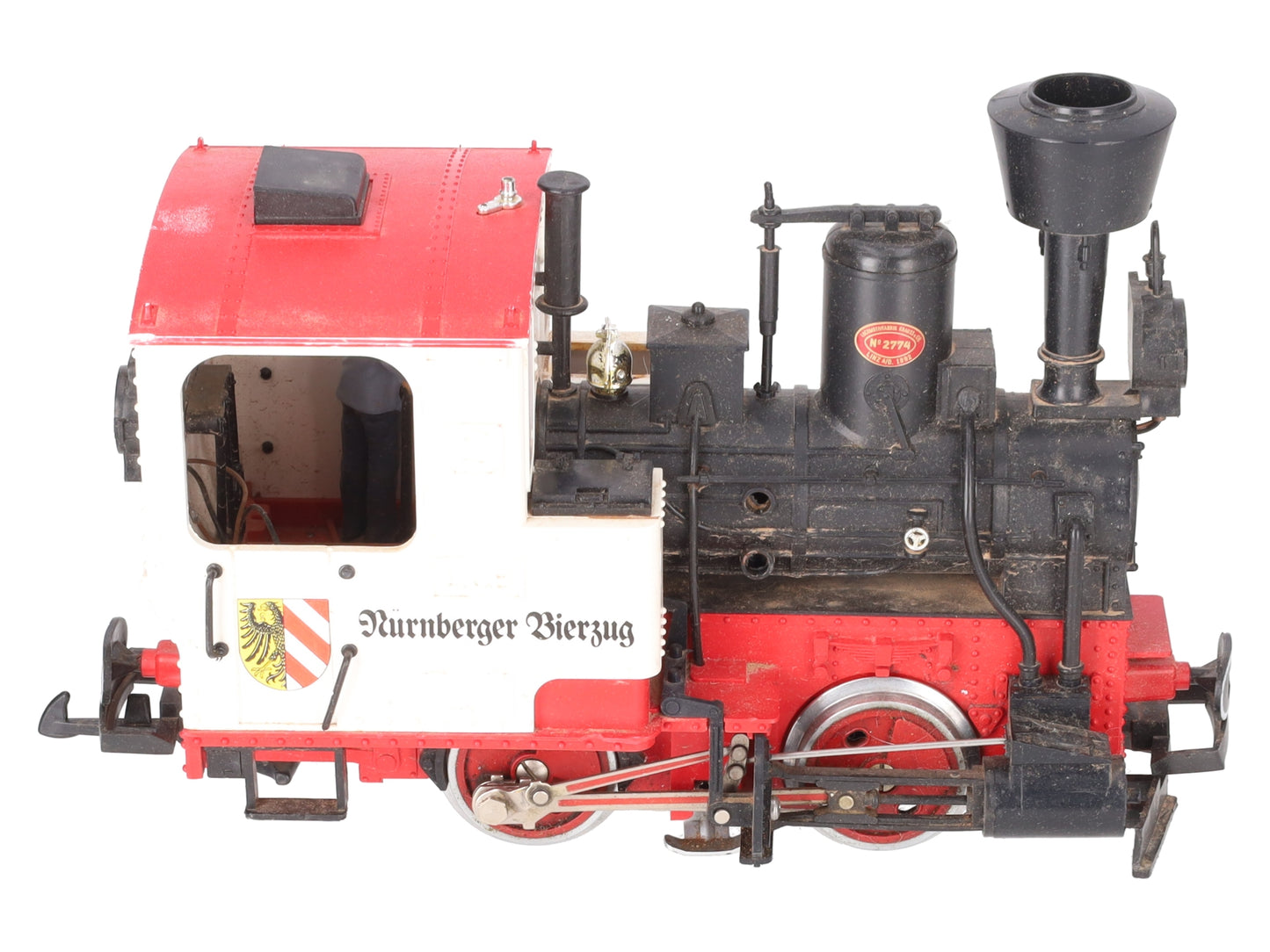 LGB 20539 G Scale Nurnberger Bierzug Beer 0-4-0 Steam Locomotive