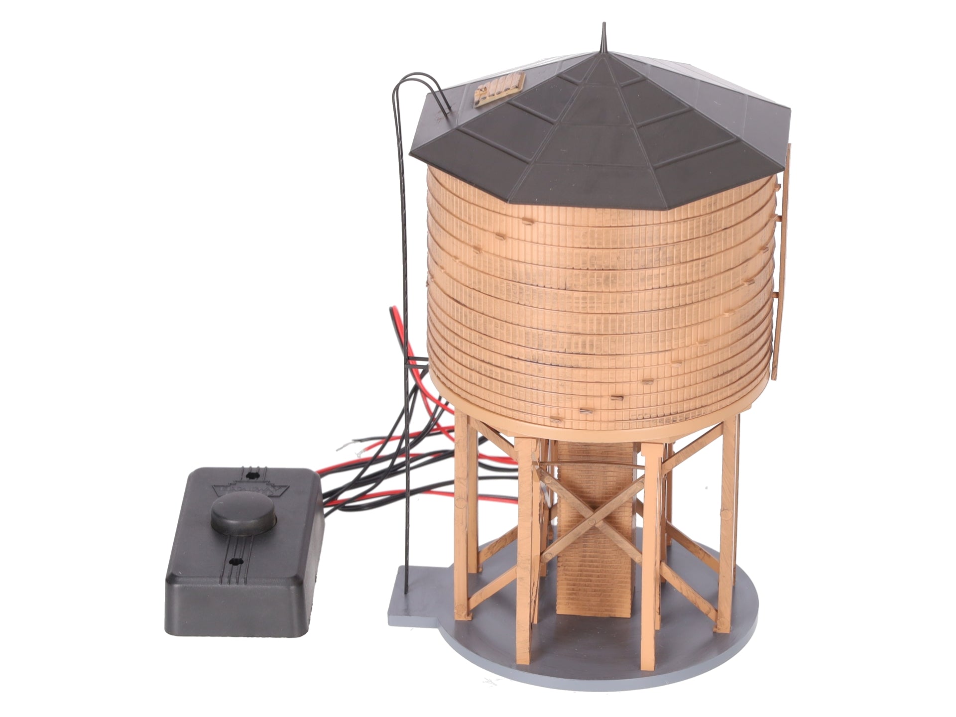 Broadway Limited 6091 HO Painted and Unlettered Operating Water Tower with Sound EX/Box