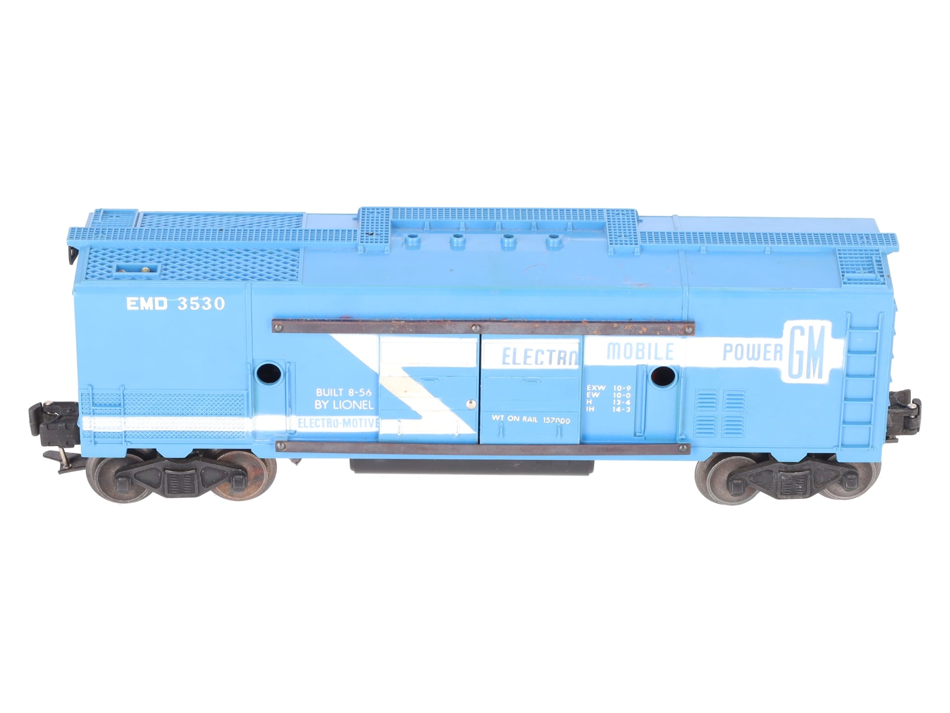 Lionel 3530 Vintage O Electromotive Car with Extension Searchlight VG/Box