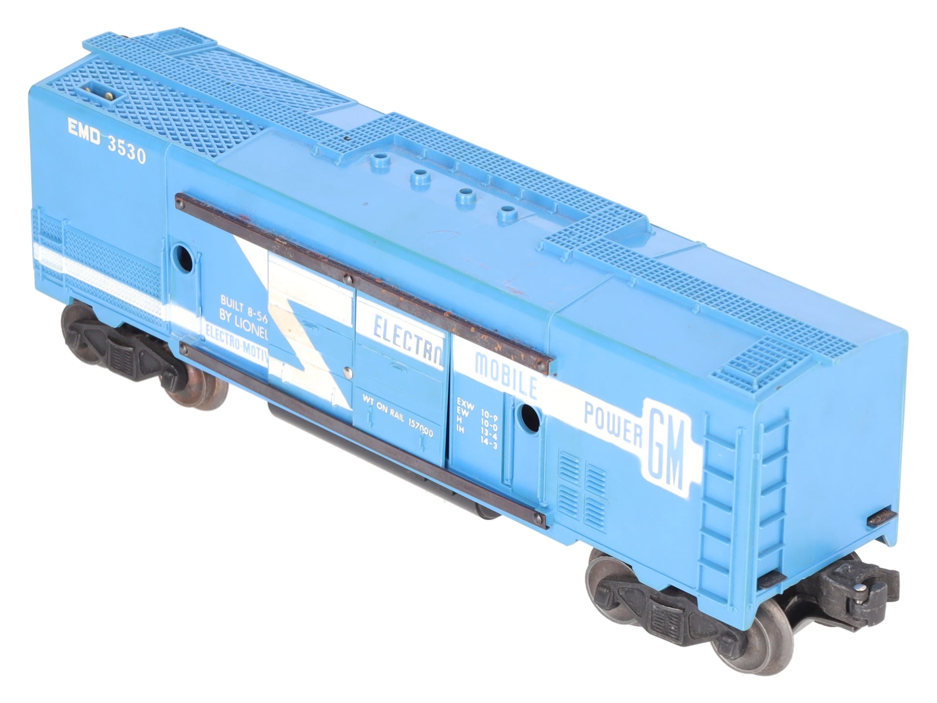 Lionel 3530 Vintage O Electromotive Car with Extension Searchlight VG/Box