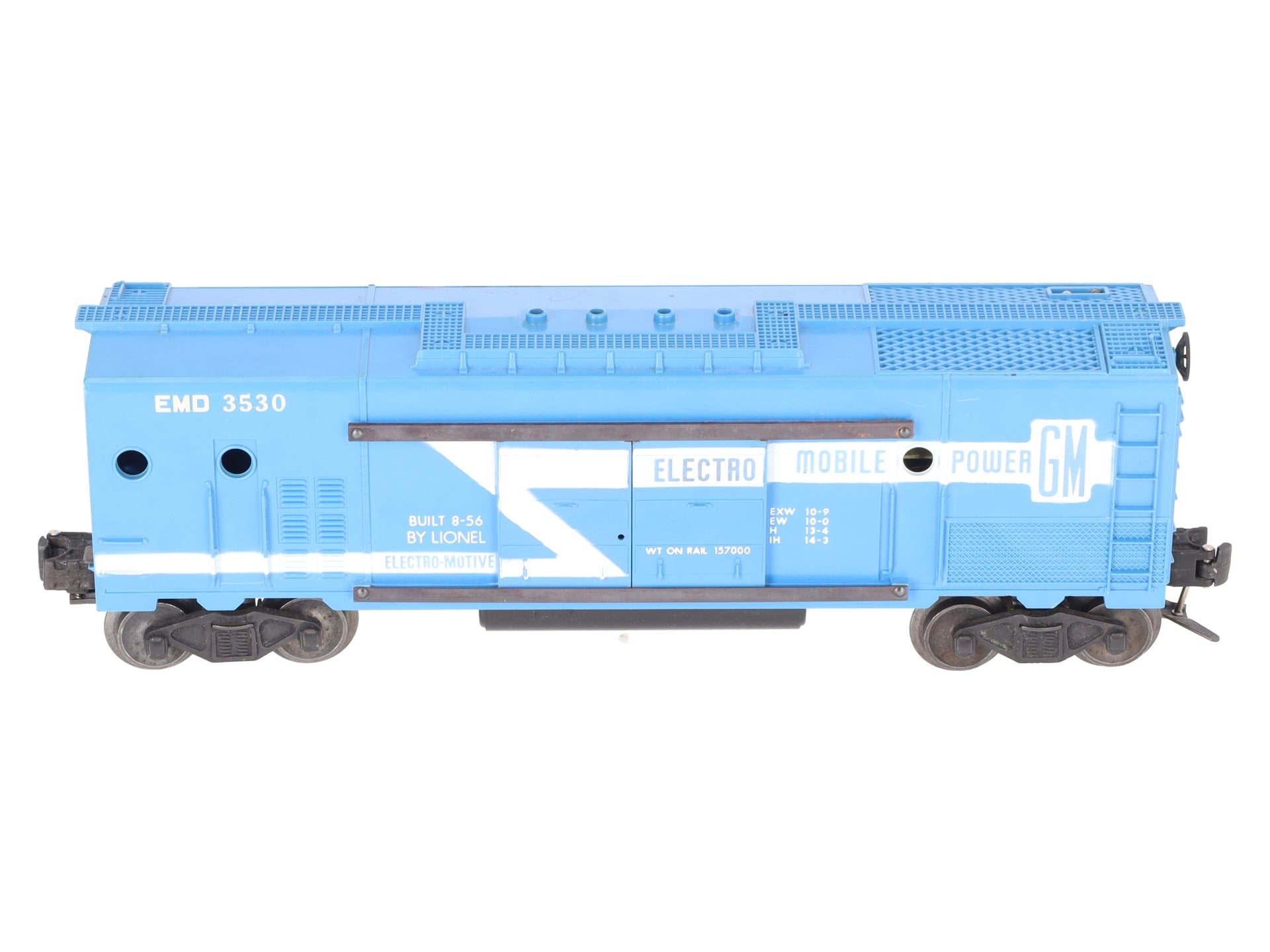 Lionel 3530 Vintage O Electromotive Car with Extension Searchlight VG/Box