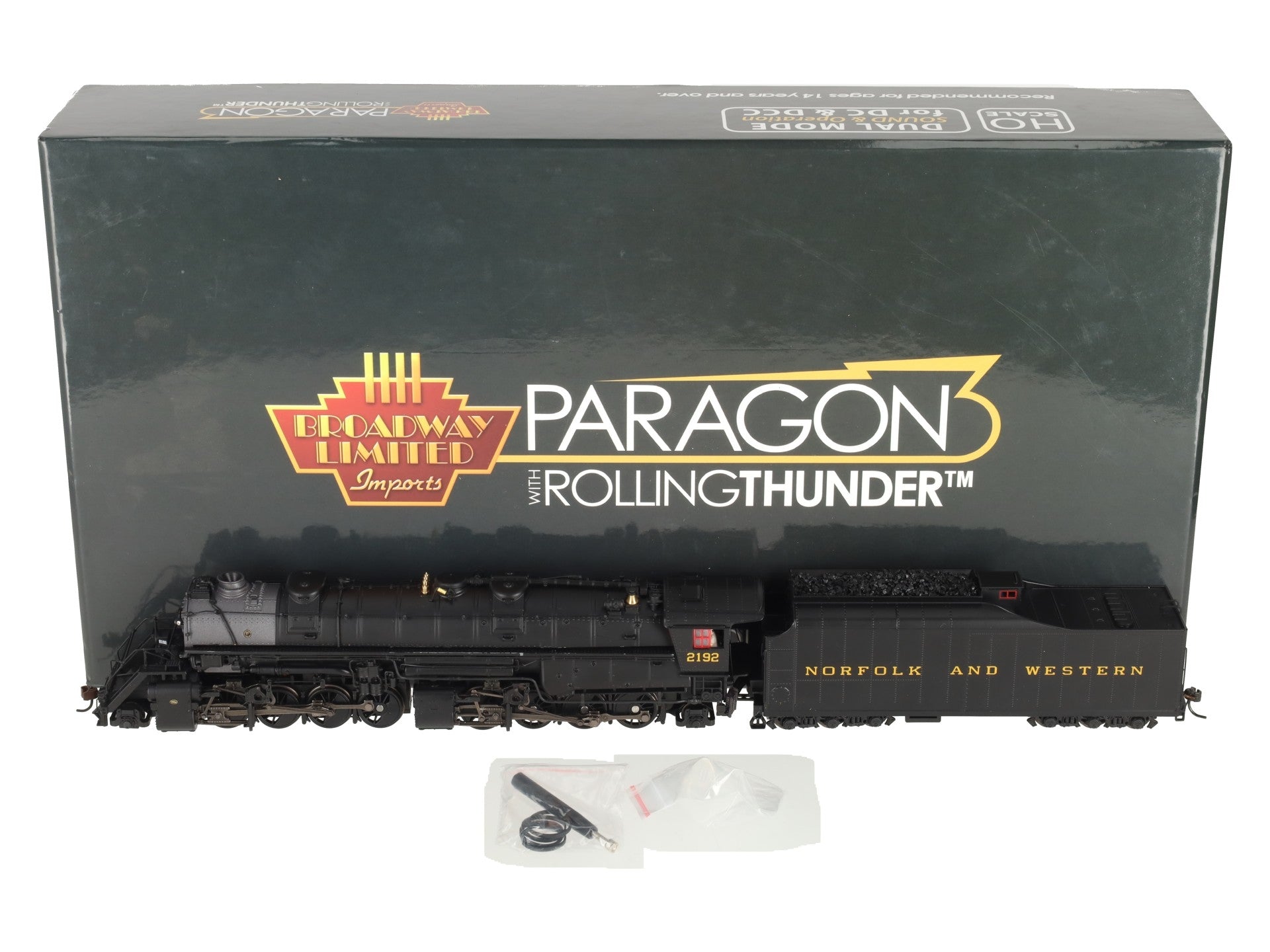 Broadway Limited 4104 HO N&W Y6b 2-8-8-2 22I Tender Steam Locomotive #2192 LN/Box