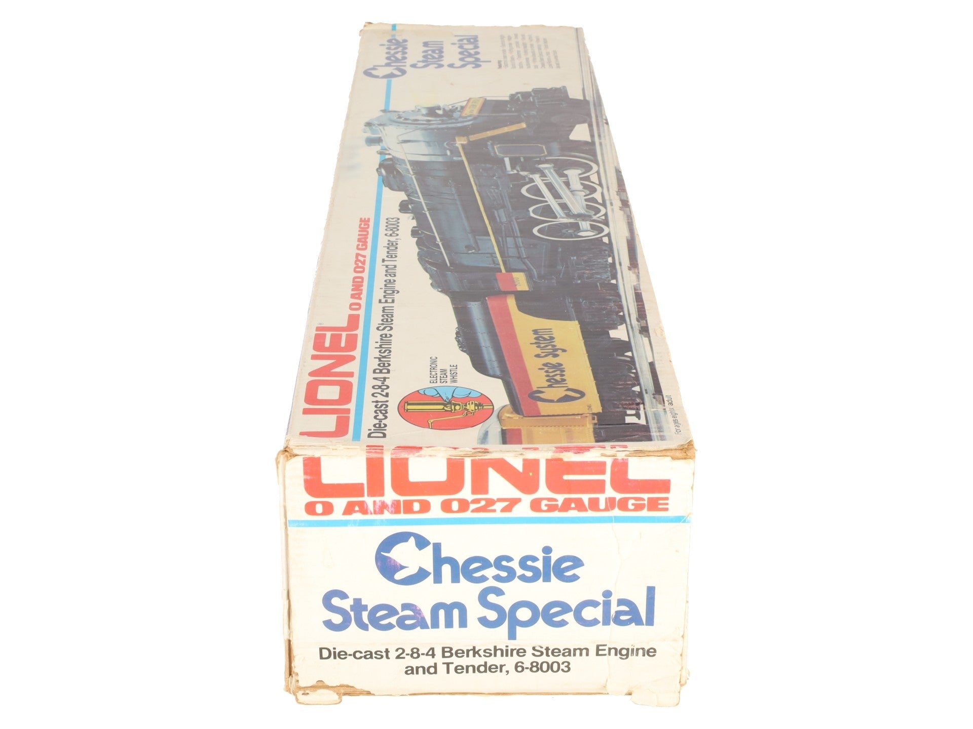 Lionel 6-8003 O Gauge Chessie 2-8-4 Berkshire Steam Locomotive & Tender #8003 EX/Box