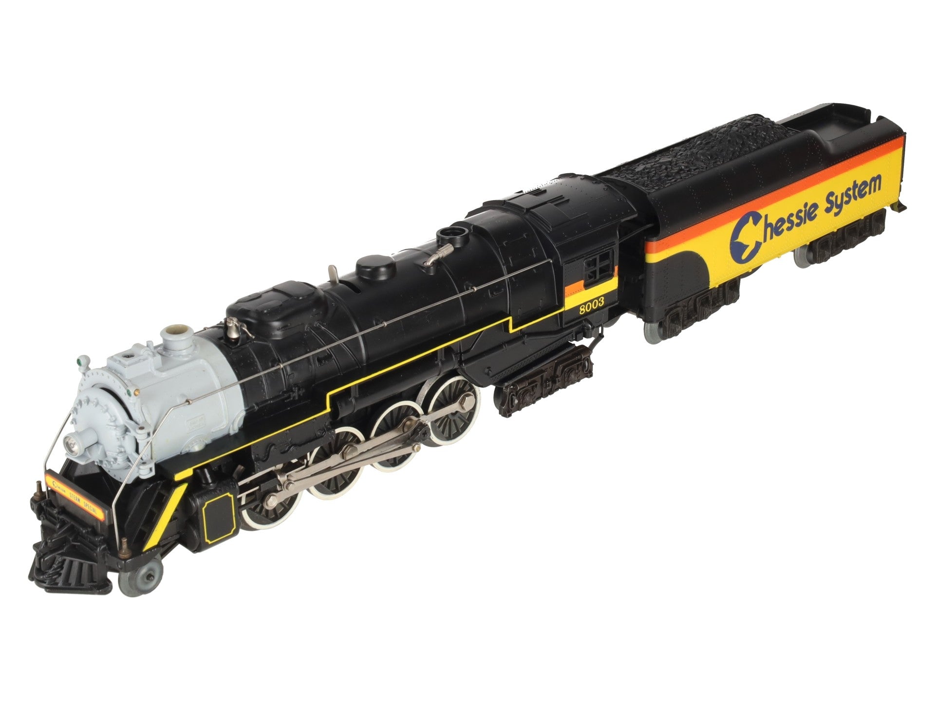 Lionel 6-8003 O Gauge Chessie 2-8-4 Berkshire Steam Locomotive & Tender #8003 EX/Box
