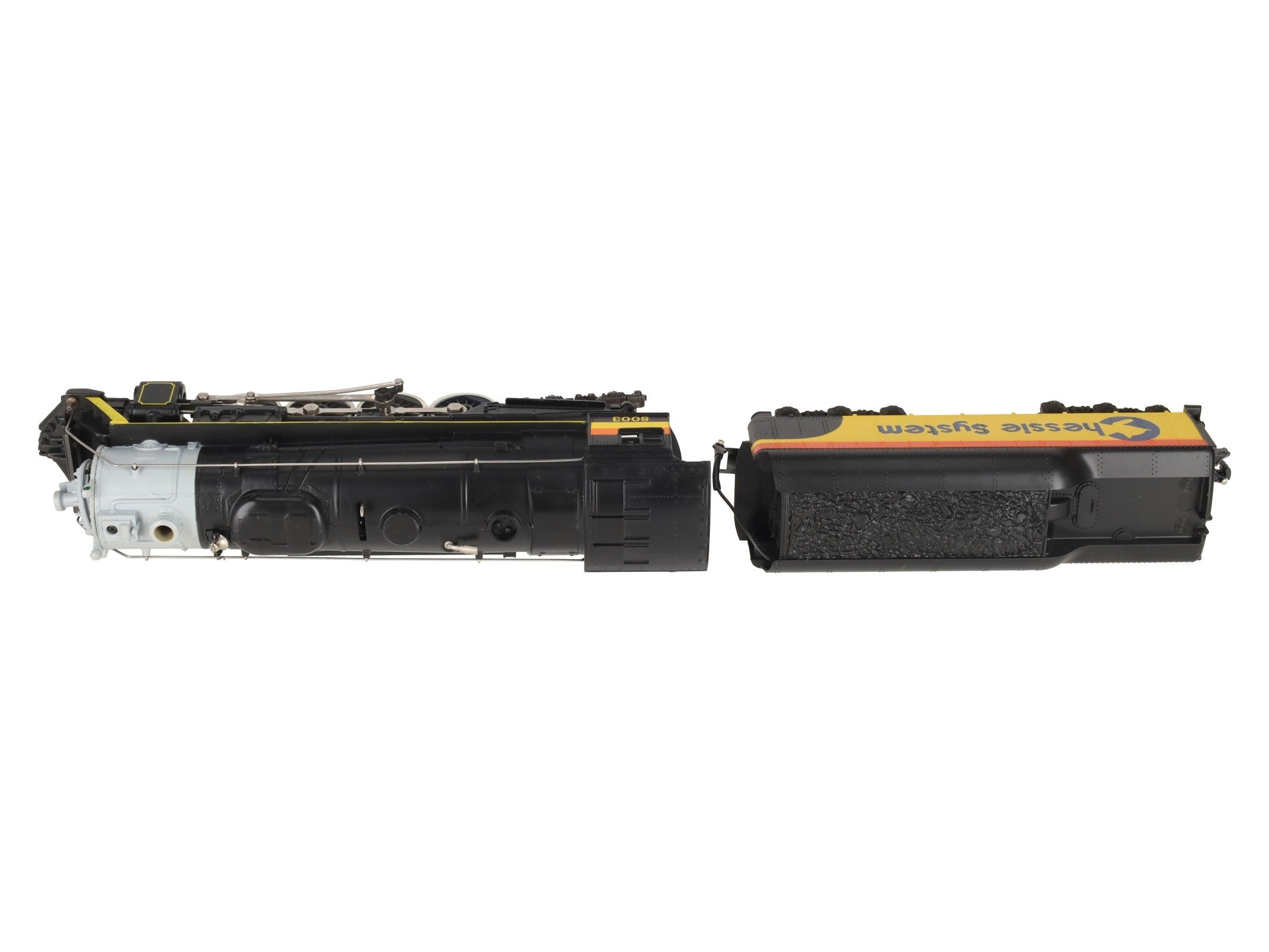 Lionel 6-8003 O Gauge Chessie 2-8-4 Berkshire Steam Locomotive & Tender #8003 EX/Box