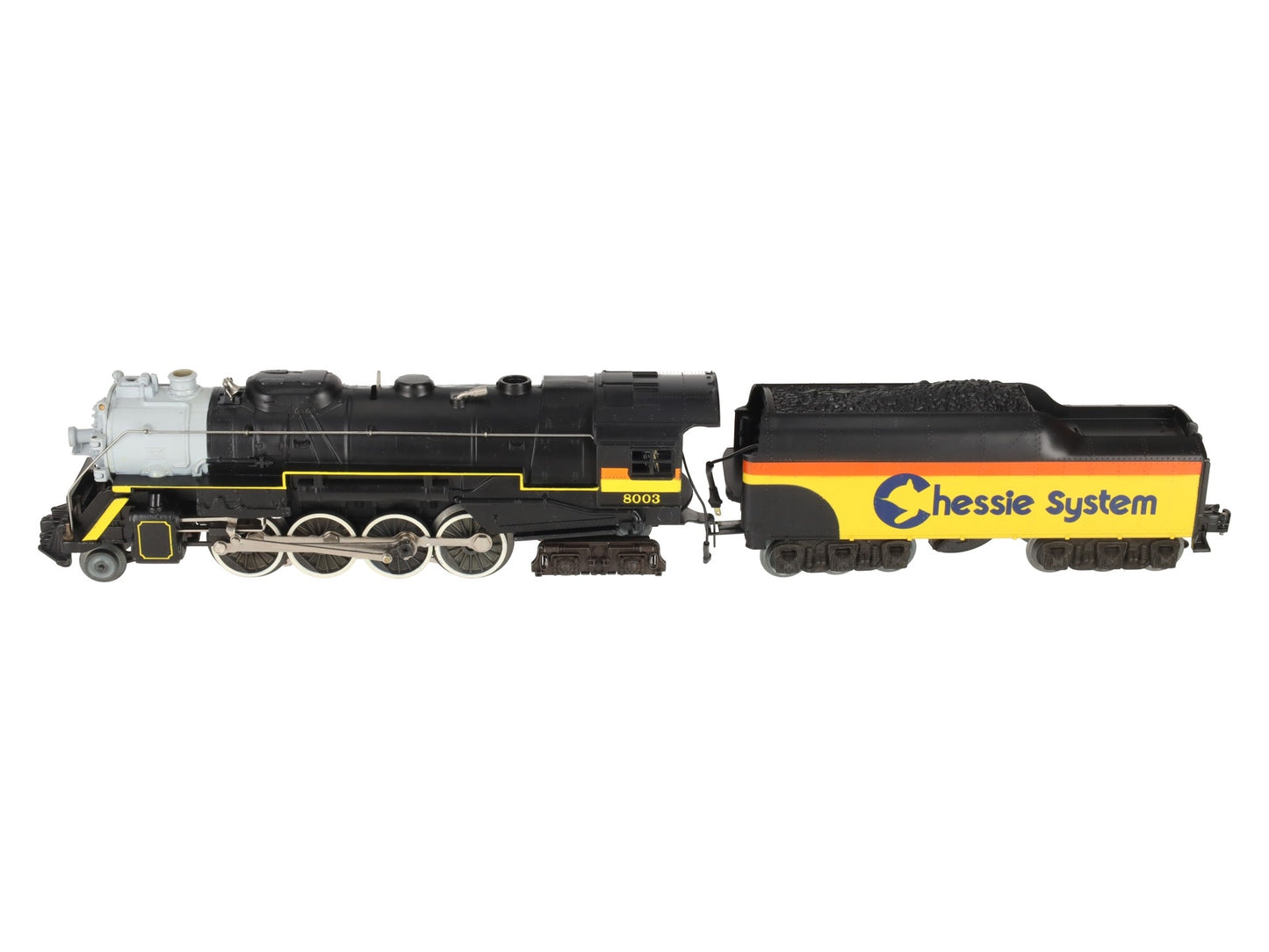 Lionel 6-8003 O Gauge Chessie 2-8-4 Berkshire Steam Locomotive & Tender #8003 EX/Box