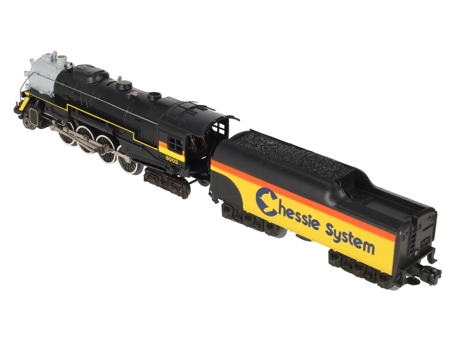 Lionel 6-8003 O Gauge Chessie 2-8-4 Berkshire Steam Locomotive & Tender #8003 EX/Box