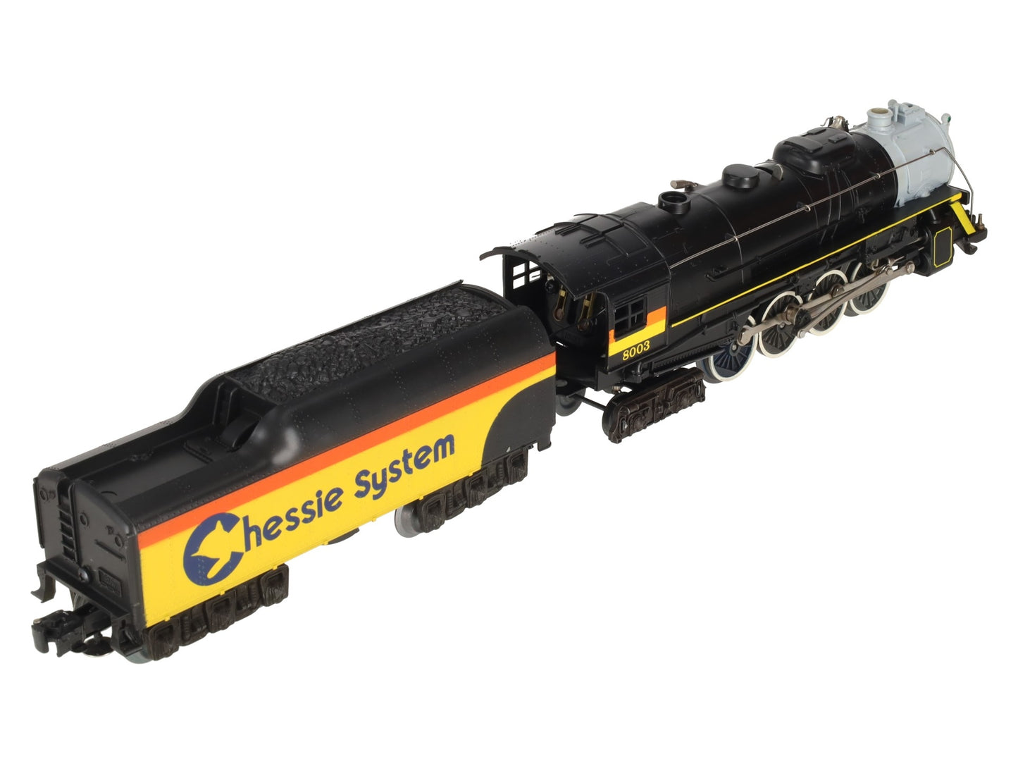 Lionel 6-8003 O Gauge Chessie 2-8-4 Berkshire Steam Locomotive & Tender #8003 EX/Box