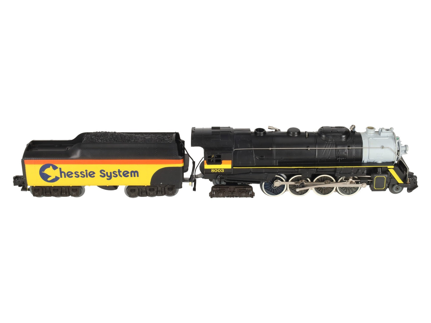 Lionel 6-8003 O Gauge Chessie 2-8-4 Berkshire Steam Locomotive & Tender #8003 EX/Box