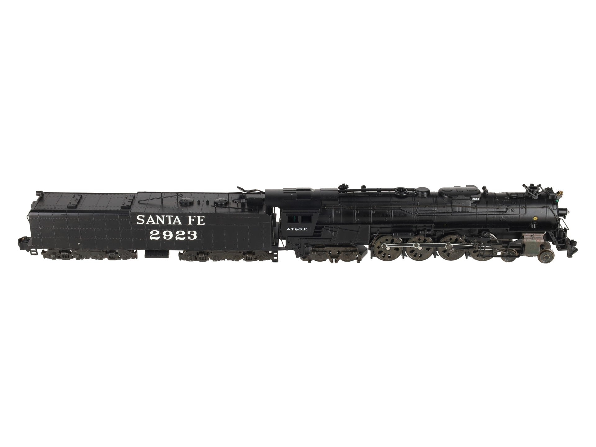 American Models S Scale Santa Fe A.T.S.F 4-8-4 Northern Steam Locomotive #2923 EX/Box