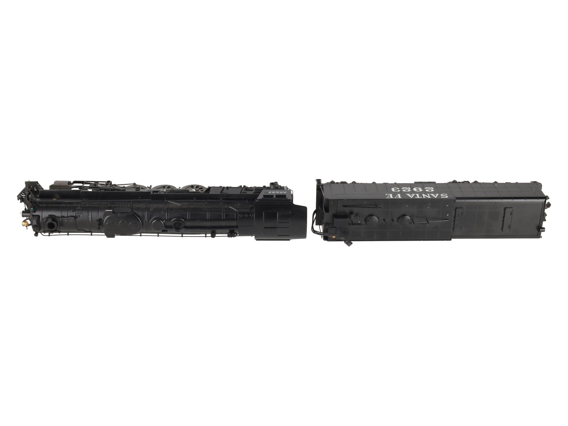 American Models S Scale Santa Fe A.T.S.F 4-8-4 Northern Steam Locomotive #2923 EX/Box