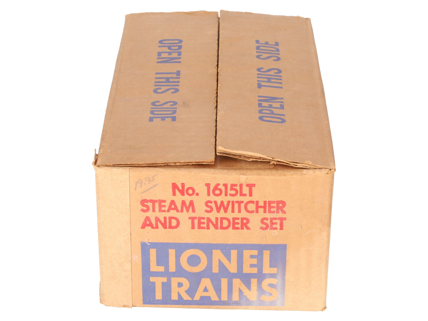 Lionel 1615 Vintage O 0-4-0 Die-Cast Steam Switcher Locomotive & Tender VG/Box