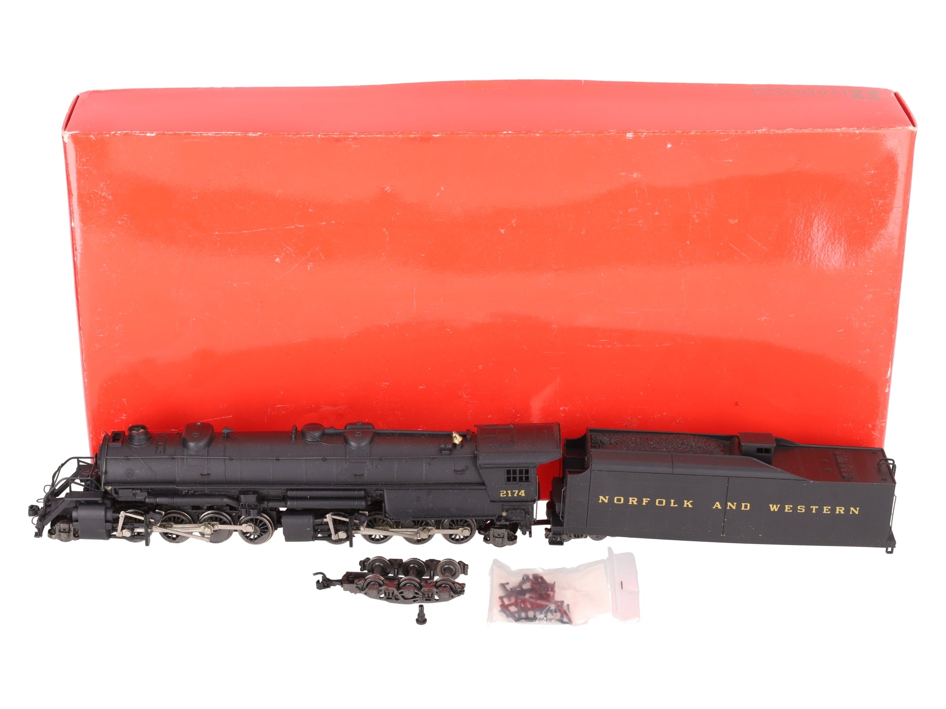 Rivarossi 1593 HO Norfolk and Western Mallet Y6B Locomotive and Tender #2174/Box