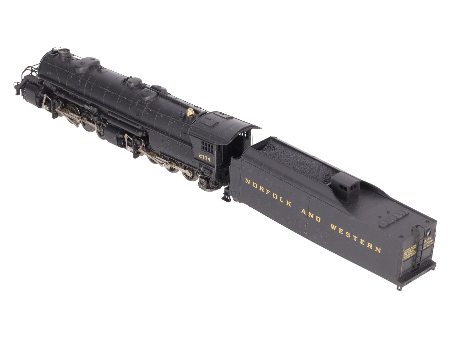 Rivarossi 1593 HO Norfolk and Western Mallet Y6B Locomotive and Tender #2174/Box