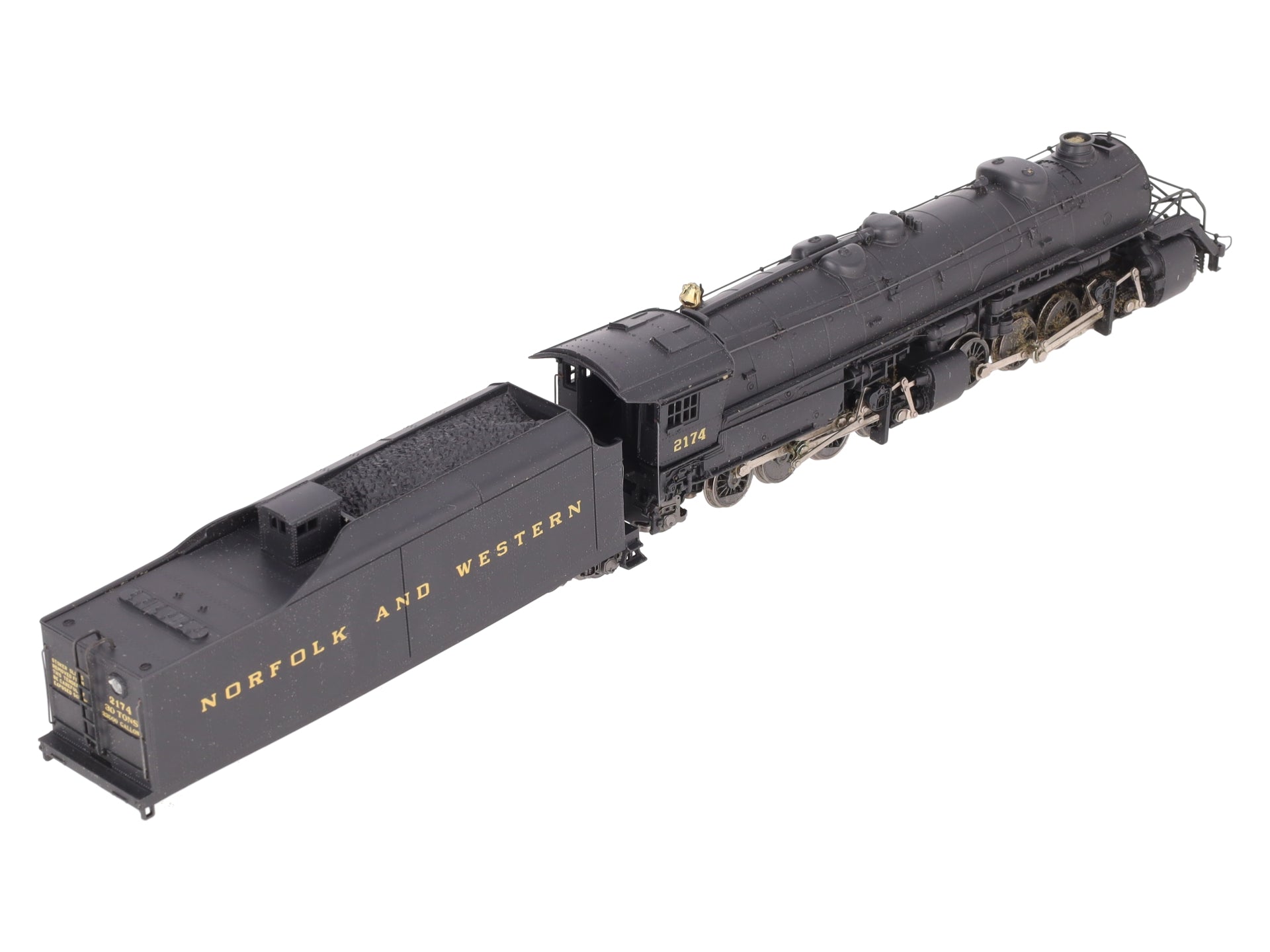 Rivarossi 1593 HO Norfolk and Western Mallet Y6B Locomotive and Tender #2174/Box