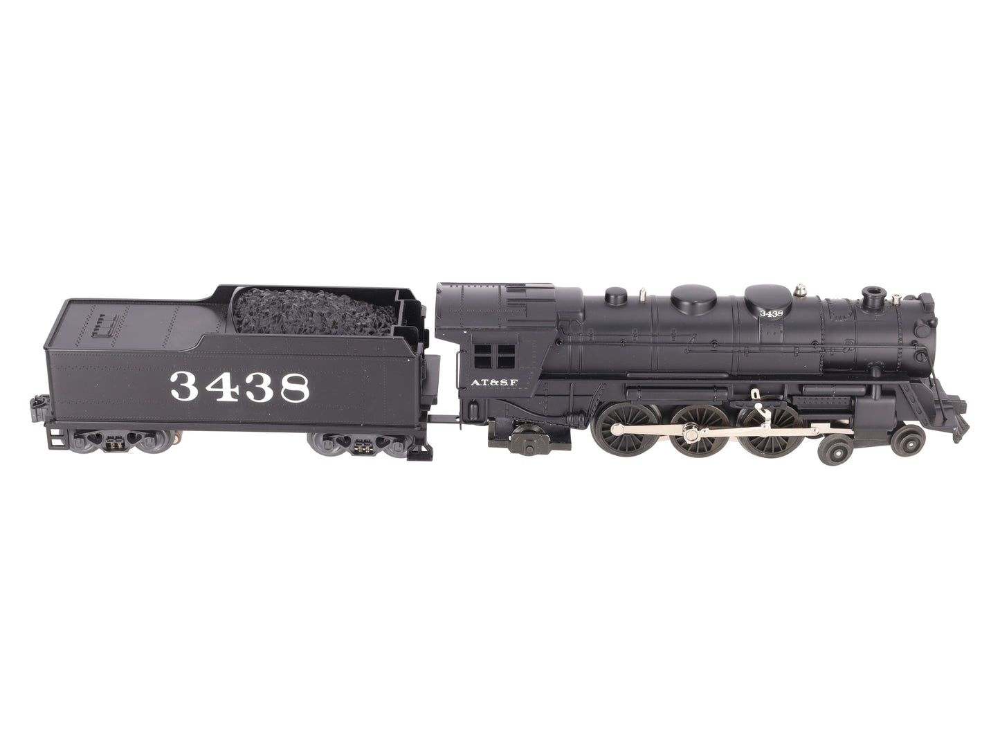 K-Line K300303 ATSF Steam Locomotive & Tender with Whistle and Smoke #3438/Box