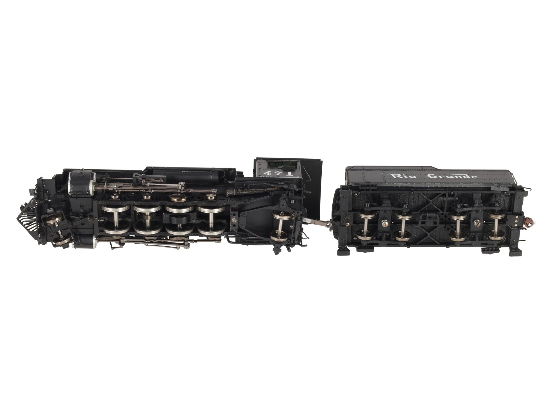Mountain Model Imports DC1015-2 ON3 BRASS Hybrid K-28 Steam Loco/Tender #471 EX/Box